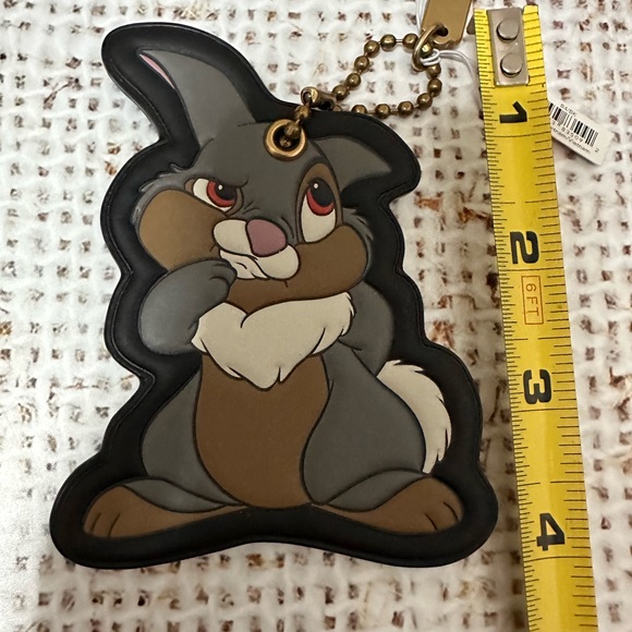 Coach Disney Thumper Leather bag charm hang tag - Picture 4 of 6